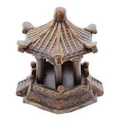 Saim Pavilion Aquarium Decorative Resin Hexagonal Landscape Décor Fish Tank