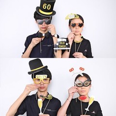 60th Birthday Party Photo Booth Props 51Count for Her Him 60th Birthday Gold …