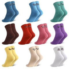 10 Pairs Cute Emotion Socks for Boys Girls Funny Crazy Face Cotton Socks Ligh…