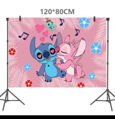 Stitch Backdrop 120 X80 Cm