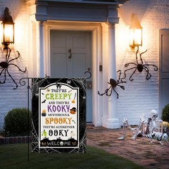 Weather-Resistant Halloween Garden Flag – Perfect for Parties & Porches 12×18