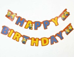 Minions Party Banner «Happy Birthday» 1.8m – Despicable Me Party Supplies