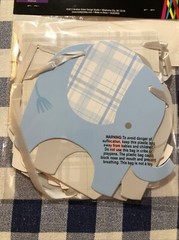 New Elephant It’s A Boy Table Decor and Banner Blue Gray White