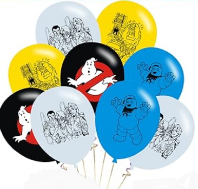 20PCS Ghostbusters Birthday Party Supplies Ghostbuster Movie Video Game Balloon