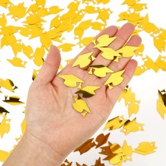 Gold Graduation Cap Confetti 2026 Sequins Party Decorations Table Scatter