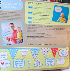 Baby Boy 1st Birthday Kit Hallmark Decorations Props