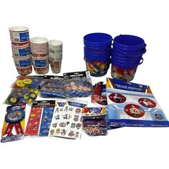 WWE Huge Party Supplies Lot John Cena The Rock CM Punk Sheamus Rey Mysterio Cups