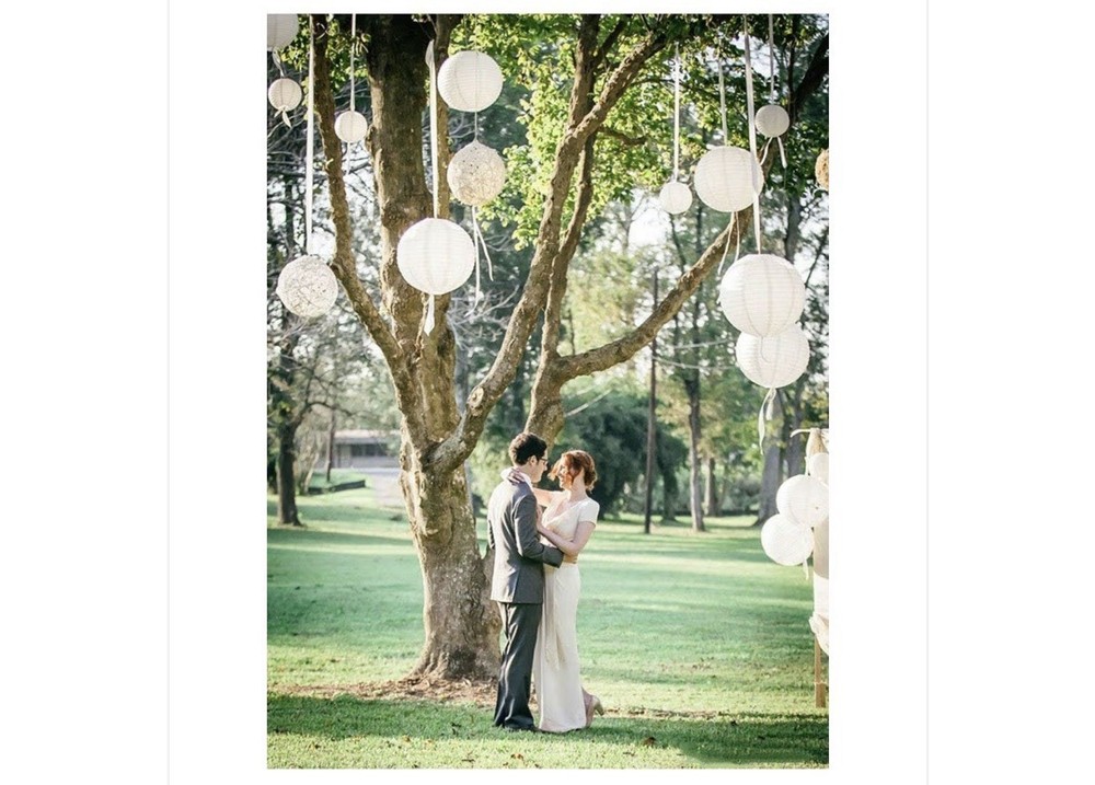 Newthinking 15 Paper Lanterns Decorations Hanging White 6″ 8″ 10″ 12″ Sizes