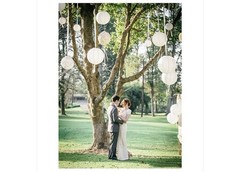 Newthinking 15 Paper Lanterns Decorations Hanging White 6″ 8″ 10″ 12″ Sizes