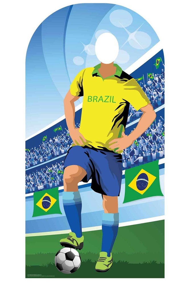 World Cup 2018 Brazil Football Cardboard Cutout Stand-in – Tite Jesus Firmino