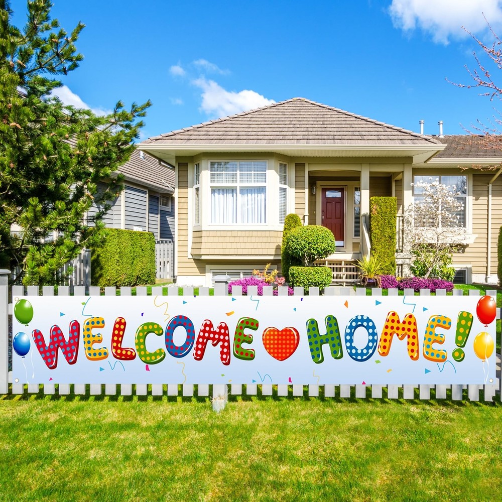 Labakita Welcome Home Banner, Decorations for Hospital/Military/Navy/Marine C…
