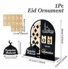 Ramadan Calendar Countdown Decorations for Home Eid Mubarak