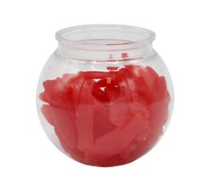 12 Pack – 4 Inch (100mm) Ivy Bowls Clear Plastic Shatterproof