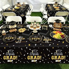 Graduation Decorations 2026 Graduation Tablecloths Congrats Grad Table Cover