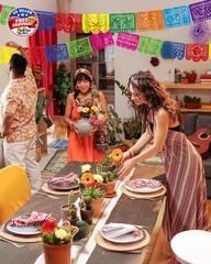 36 FT Cinco De Mayo Decorations, 2 Pack Mexican Party Banner, Plastic Fiesta Ban