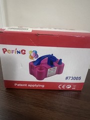 110V 600W Portable Electric Balloon Pump Two Nozzle Air Blower
