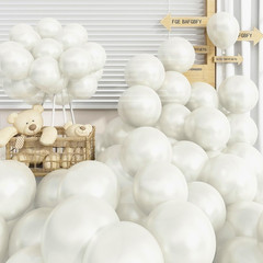 Cream White, Ivory Beige Balloons – Metallic Gold, Pearl White Sand – Neutral &