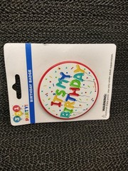 IT’s My Birthday 3″ Badge /Button Pinback 321 Party -NEW