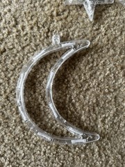 Stars And Moon Shapes Wall Or Table Decorations/ Does Not Power On. Hanging