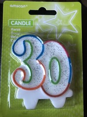 30th Birthday Candle