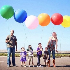 36 Inch Large Balloon, Assorted Colors Big Balloons 8 Pcs Helium Giant Latex …