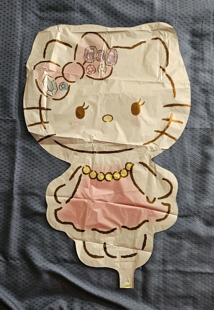 Huge Mylar Hello Kitty Birthday Party Balloon 2 1/2 FT Tall !! New