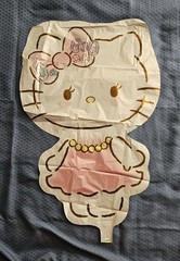 Huge Mylar Hello Kitty Birthday Party Balloon 2 1/2 FT Tall !! New