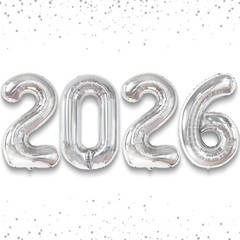 Silver Graduation Decorations 2026 | Giant, 42 Inch, Foil 2026 Graduation Bal…