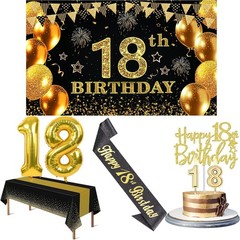 Unforgettable 18th Birthday Decorations Suite