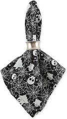 Halloween Party Tabletop Decor, Reusable & Machine Washable Cotton Fabric, Napki