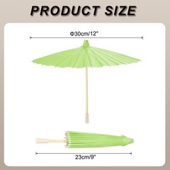 12″ Paper Umbrellas DIY Oiled Parasol for Photography, Crafts, Weddings