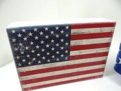 Mixed Lot of July 4th Table Decor Flags Stars Firecrackers Decorations