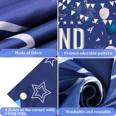 Retirement Party Decorations Blue Silver Happy Retirement Decorations for Men…