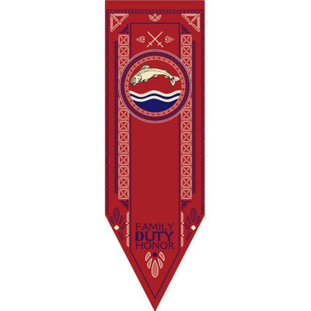 the Game of Thrones Stark Tyrel Targaryen Banner Flag House Party Wall Hanging