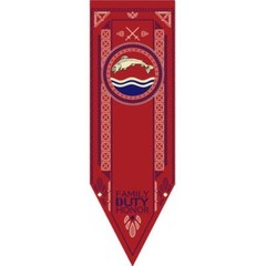 the Game of Thrones Stark Tyrel Targaryen Banner Flag House Party Wall Hanging