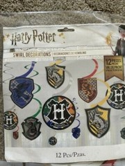 Harry Potter Party Table Dec Kit, Swirl Decorations NEW
