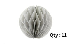 Bulk Liquidation–Paper Honeycomb Ball Pompoms Wedding/ (11 PC) | Wholesale