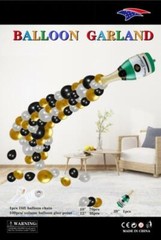 106 Pcs 16 Ft Balloons Champane Garland Decoration Adults Happy Birthday Party