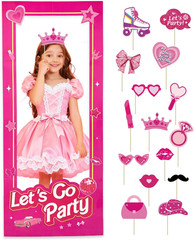5.2Ft Tall Life Size Stand-In Cardboard Cutouts Doll Photo Booth Props for Doll