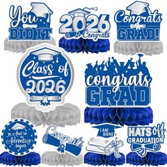 Class of 2026 Graduation Centerpiece 9Pcs Table Decorations Congrats Grad