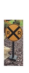 RAILROAD PARTY DECORATIONS | Train Signs w/ removable stand – Choice of style
