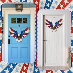 Patriotic Eagle Door Hanger – 250th Anniversary Independence Day Decor