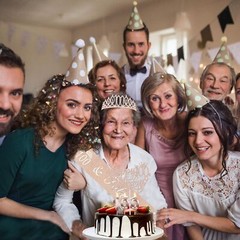 100th Birthday Decorations Women Including 100th Birthday Crown/Tiara Sash Ca…