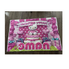 Hello Kitty Happy Birthday banner – 60 x 39inches