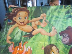 Tarzan Party Decor Backdrop Banner Tapestry Birthday Gift 5x3ft