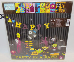 Halloween Activity Set Decorations Party In A Pack 3 KIT 121 Pieces 12 Sheets
