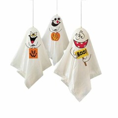 Halloween Party Decoration Window Hanging Ghost Spooks Balloon Indoor Outdoor UK
