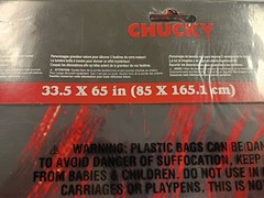 Chucky Child’s Play Window Silhouettes Door Cover Halloween Horror Scene 33.5×65