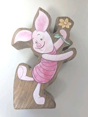 Set 6 Winnie The Pooh Tigger Roo Rabbit Piglet Eeyore Wood Decor Baby Shower