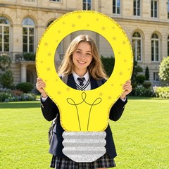 40 X 25 Inch Light Bulb VBS Party Decoration Lightbulb Yard Party Cutouts Lig…